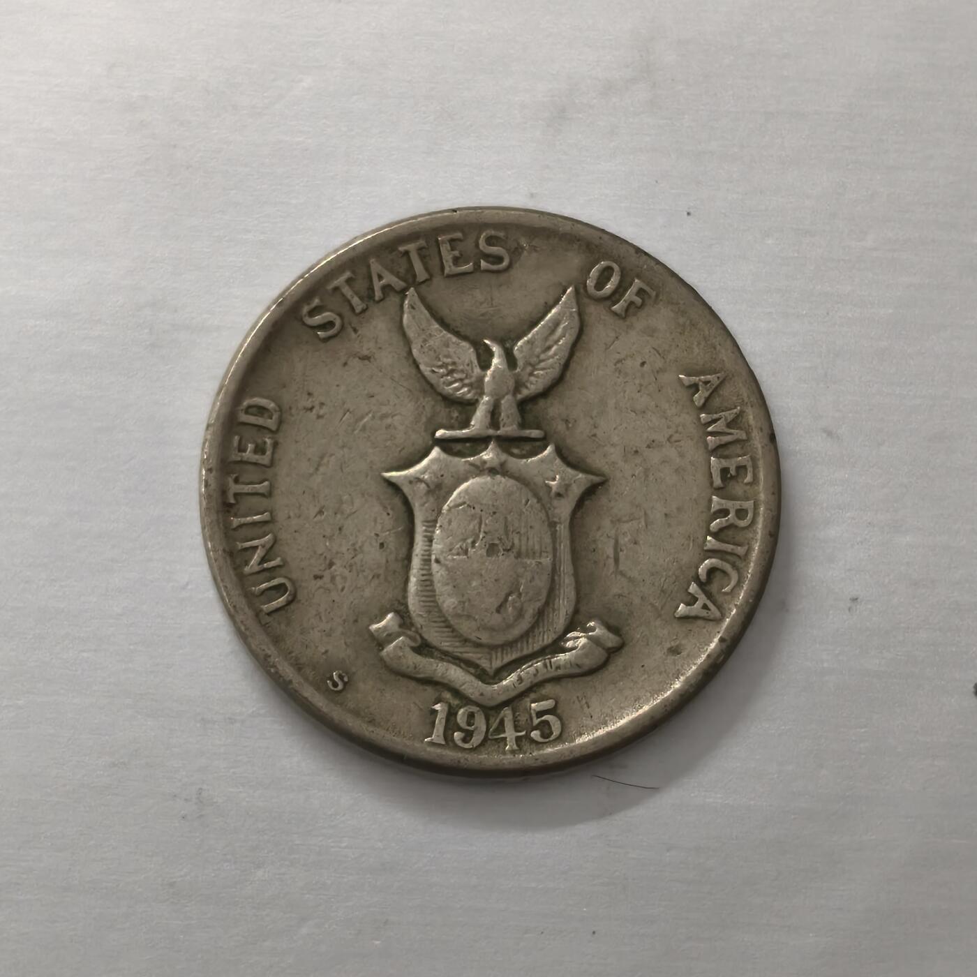 Krab外币市集Vol.19 美属菲律宾1945年5分