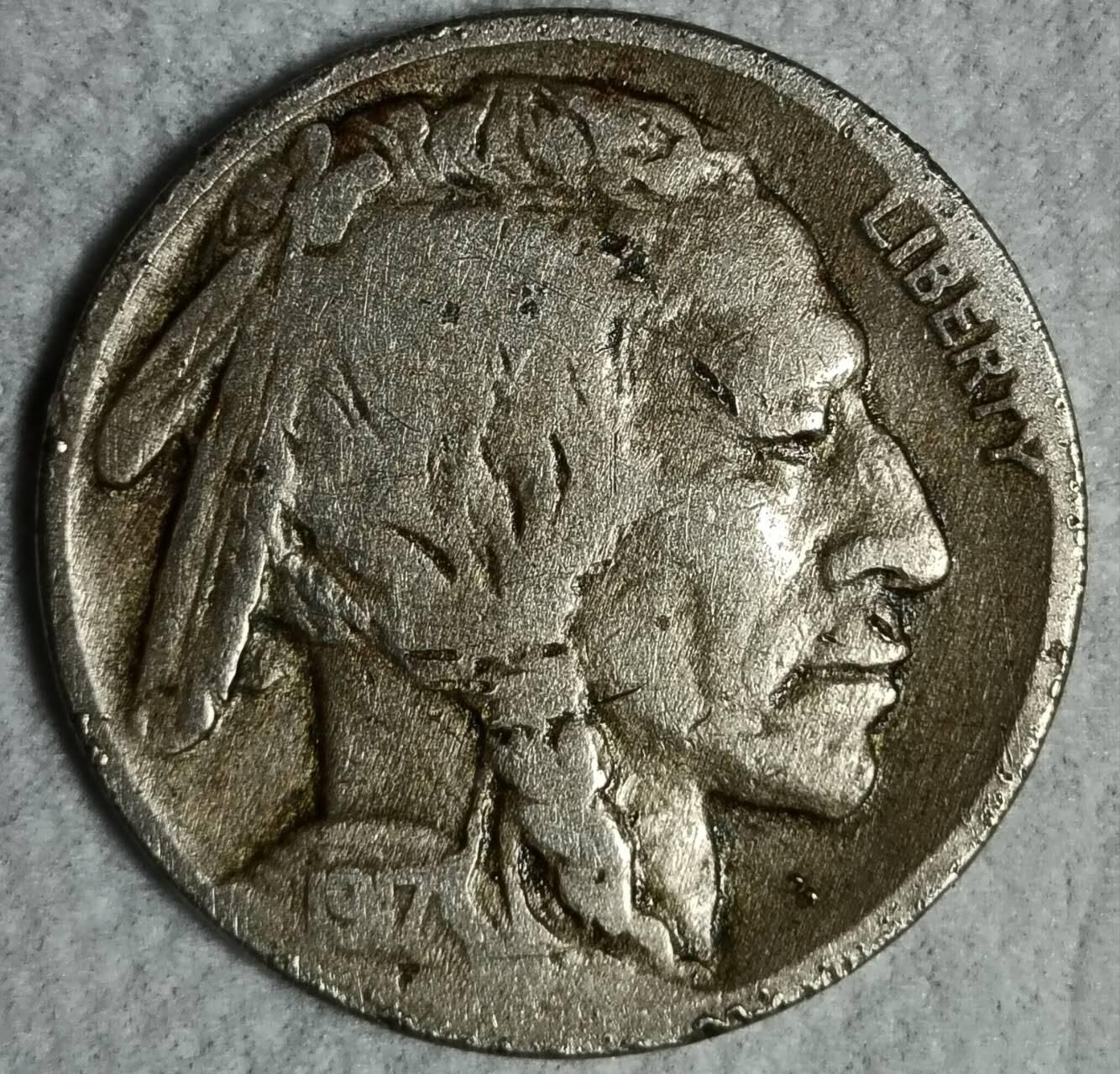 1917年美国野牛币5C