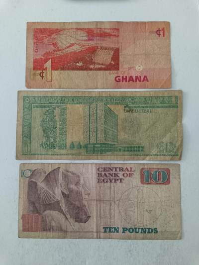 【20250717】非全新纸币第265场 外国3张纸币