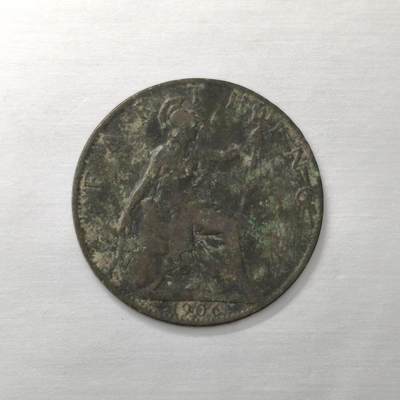 Krab外币市集Vol.19 - 英国1906年1法新
