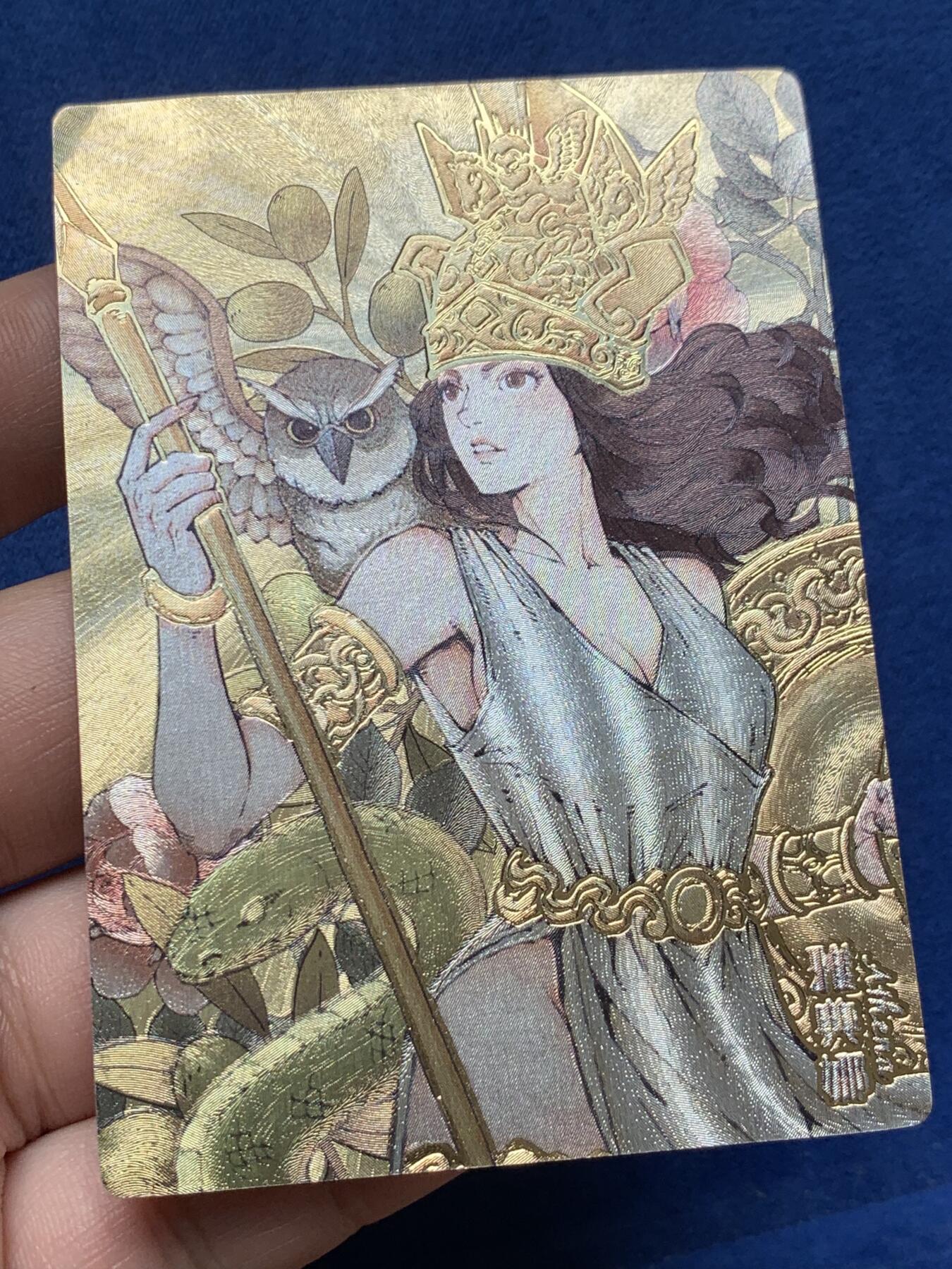《竞宝斋》第400场 周日，周一，周二，3场连拍 （全场包邮） 麦稀奇展会最新雅典娜粗闪限定特卡，设计画面精美 左上角有折