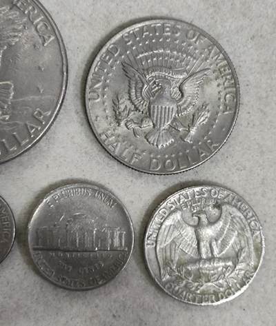 外币收藏 美国70至80年代硬币6枚一套