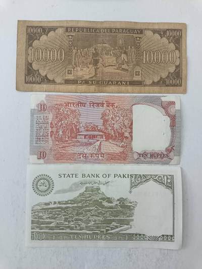 【20250717】非全新纸币第265场 外国3张纸币