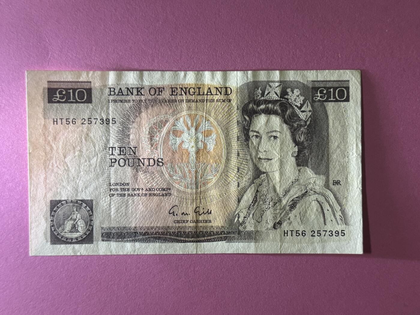 大中华拍卖第784期 英国D序10磅 HT56 257395 品相如图 非绝品