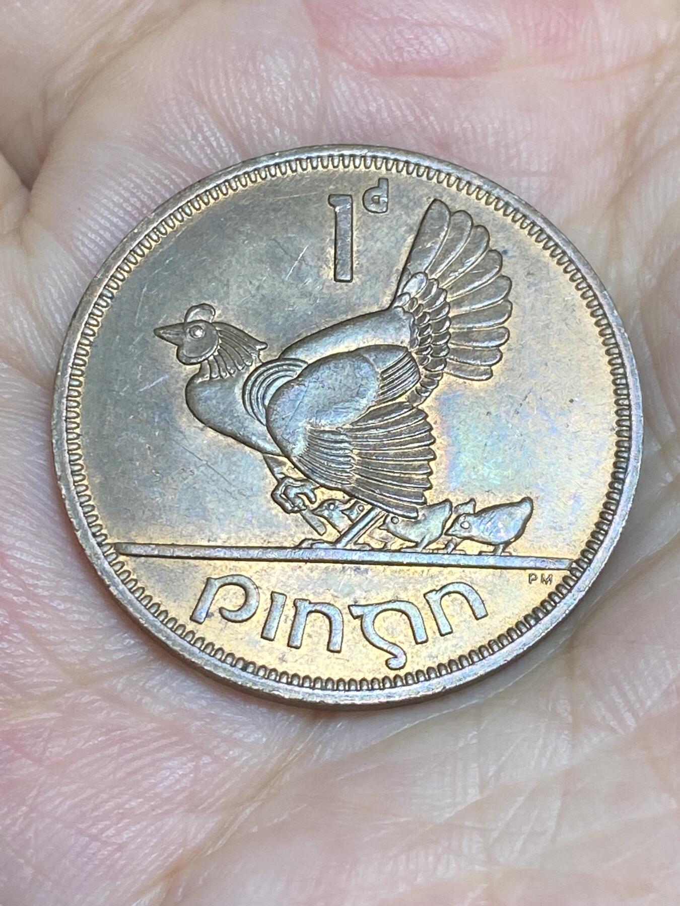 2025年第六十五场(总第九十一场）外国好品散币(免佣金) 带光好品–爱尔兰🇮🇪1965年1便士(共和国时期第一套)