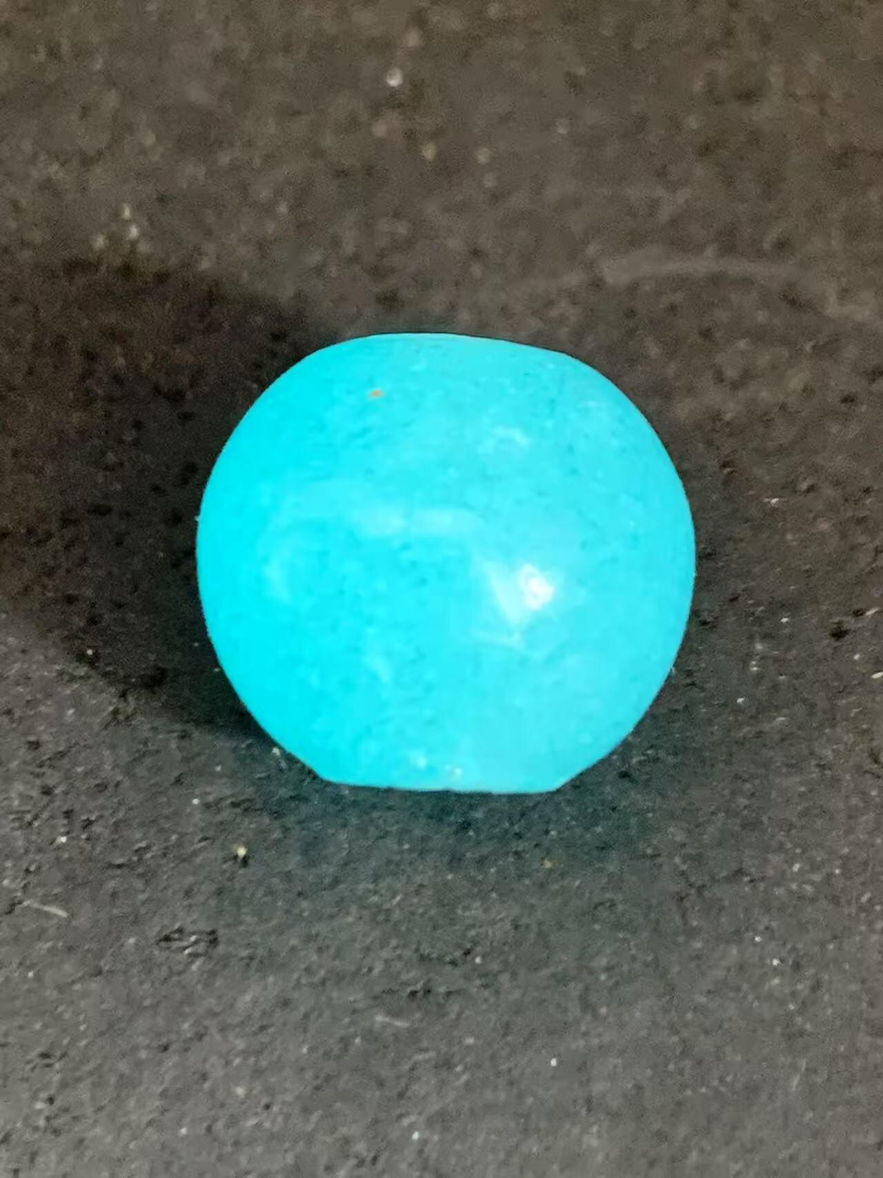 罕见建国前后库存夜光琉璃苹果珠一颗，