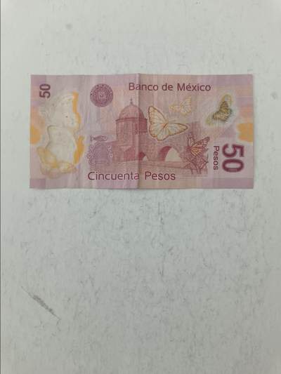 【20250717】非全新纸币第265场 墨西哥50比索塑料钞