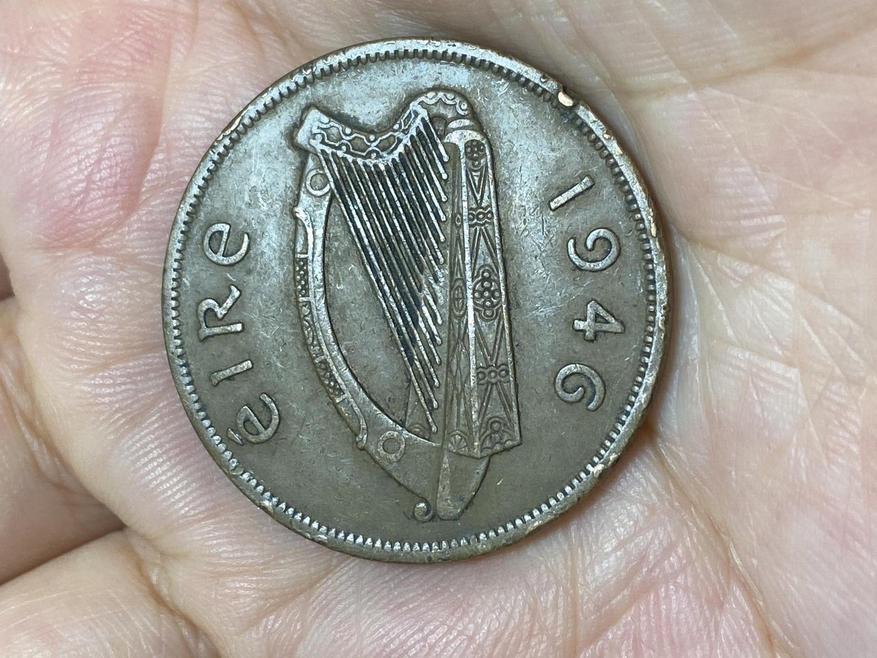 2025年第六十五场(总第九十一场）外国好品散币(免佣金) 少见年份–爱尔兰🇮🇪1946年1便士(共和国时期第一套)