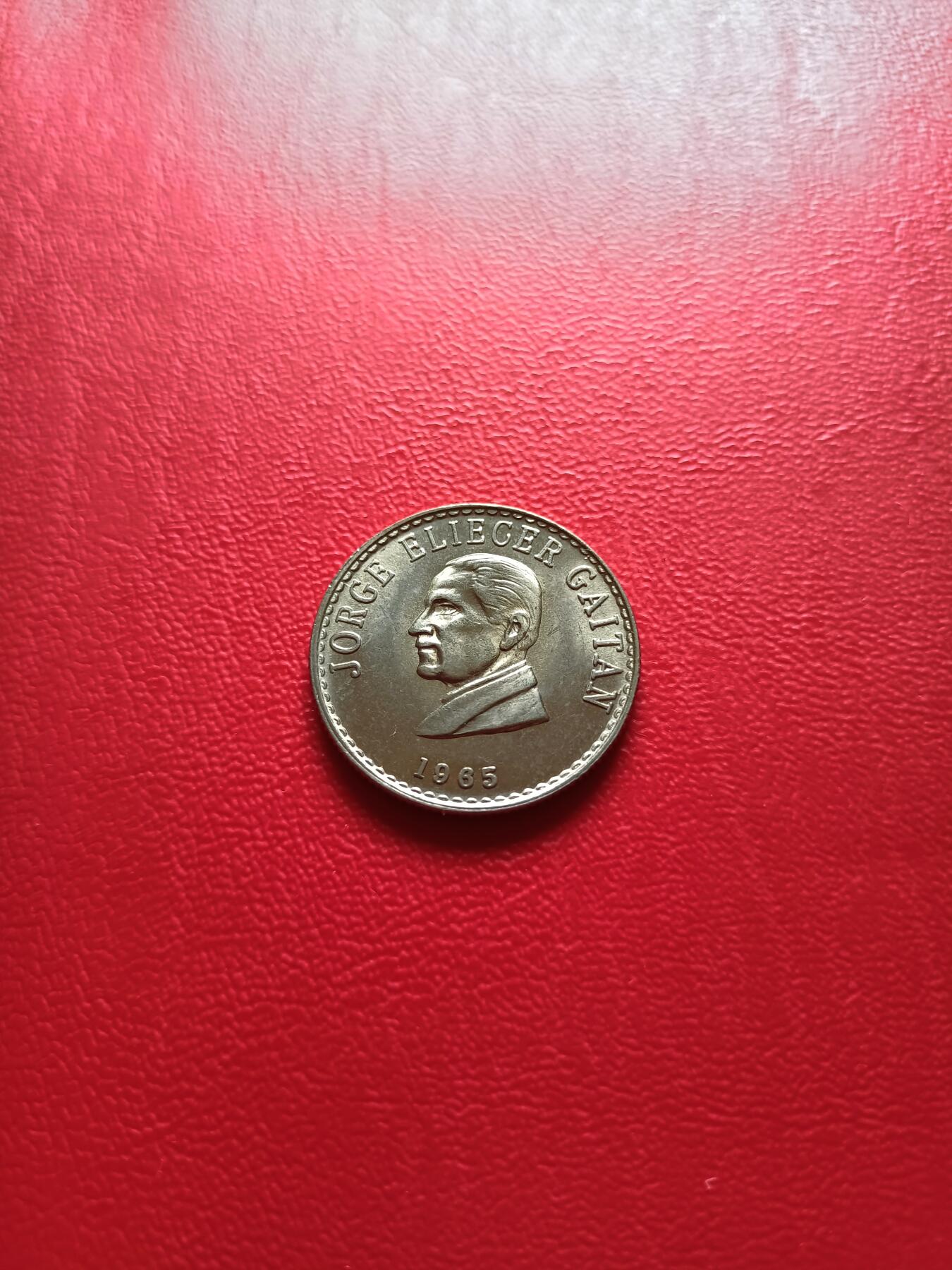 【云涧收藏】第四十五场 哥伦比亚1965年20分纪念币，BU