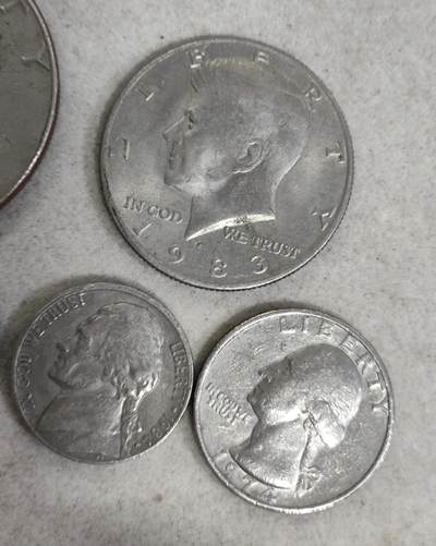 外币收藏 美国70至80年代硬币6枚一套