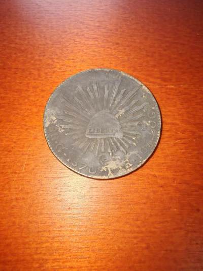长老汇蛇年精选第二十一场拍卖 - 1870Go PF墨西哥8R鹰洋，瓜纳华托造币厂，有戳