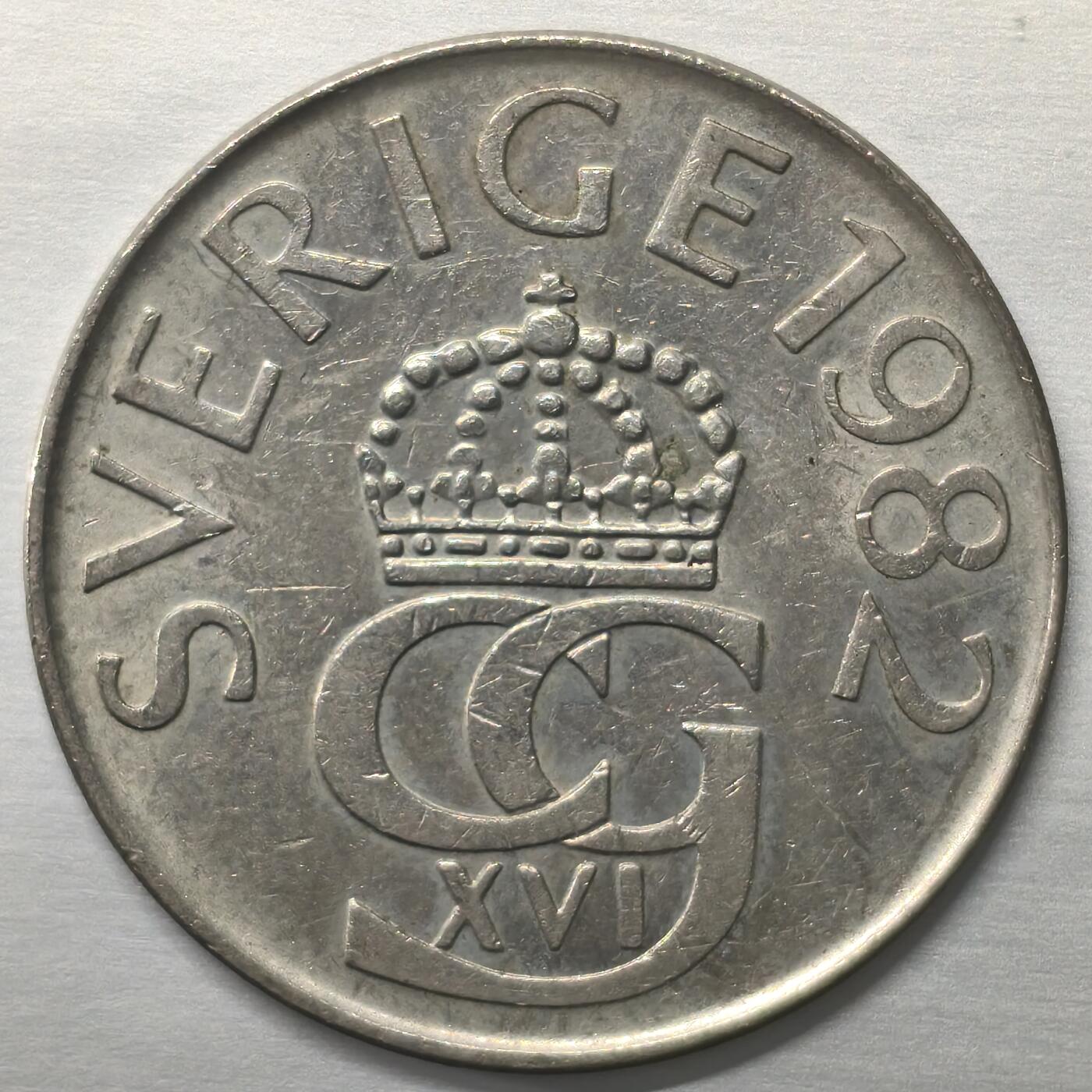 Krab外币市集Vol.19 瑞典1982年5克朗