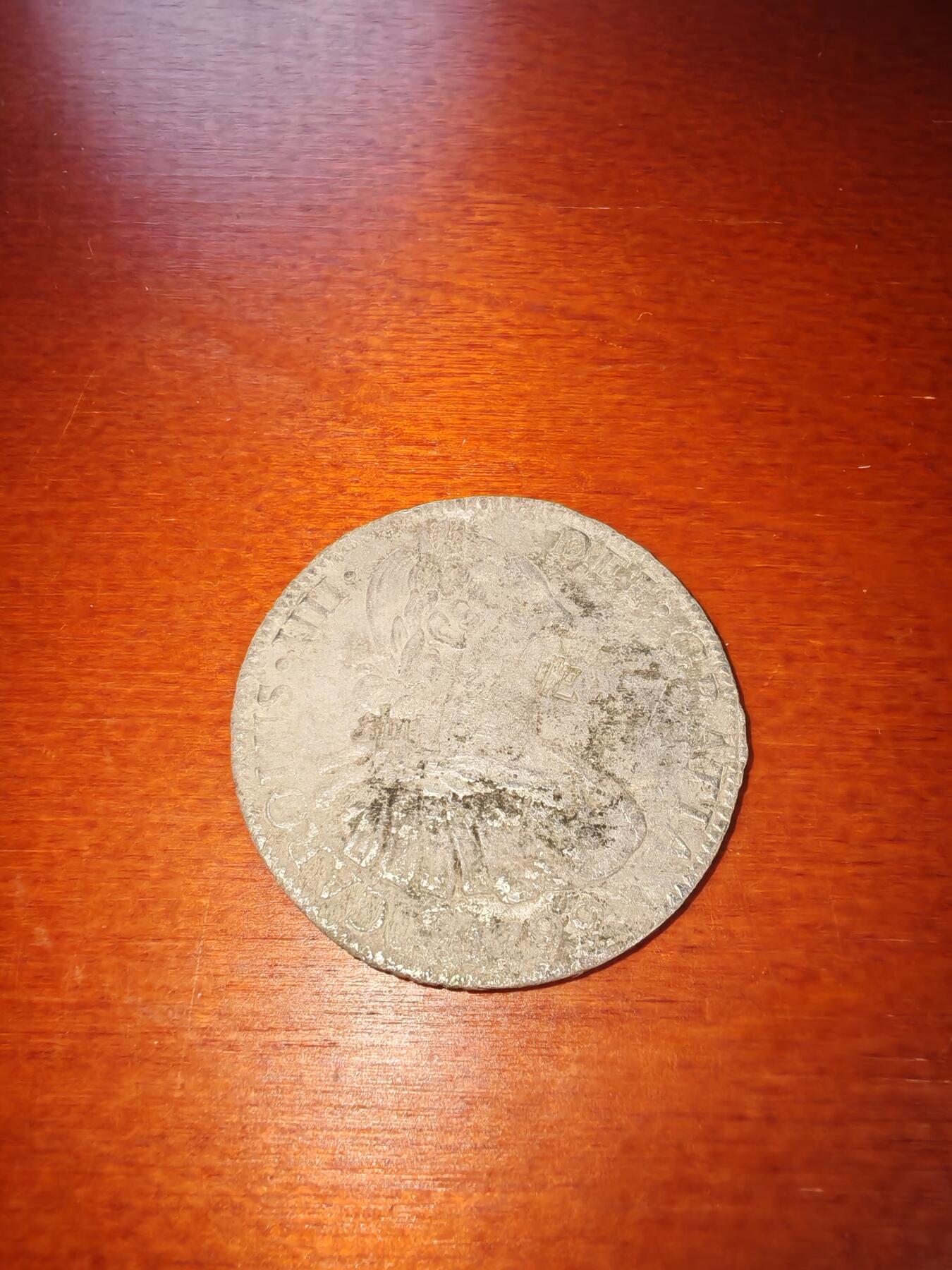 长老汇蛇年精选第二十一场拍卖 1799Mo FM西属墨西哥卡四8R双柱，墨西哥城造币厂，有戳