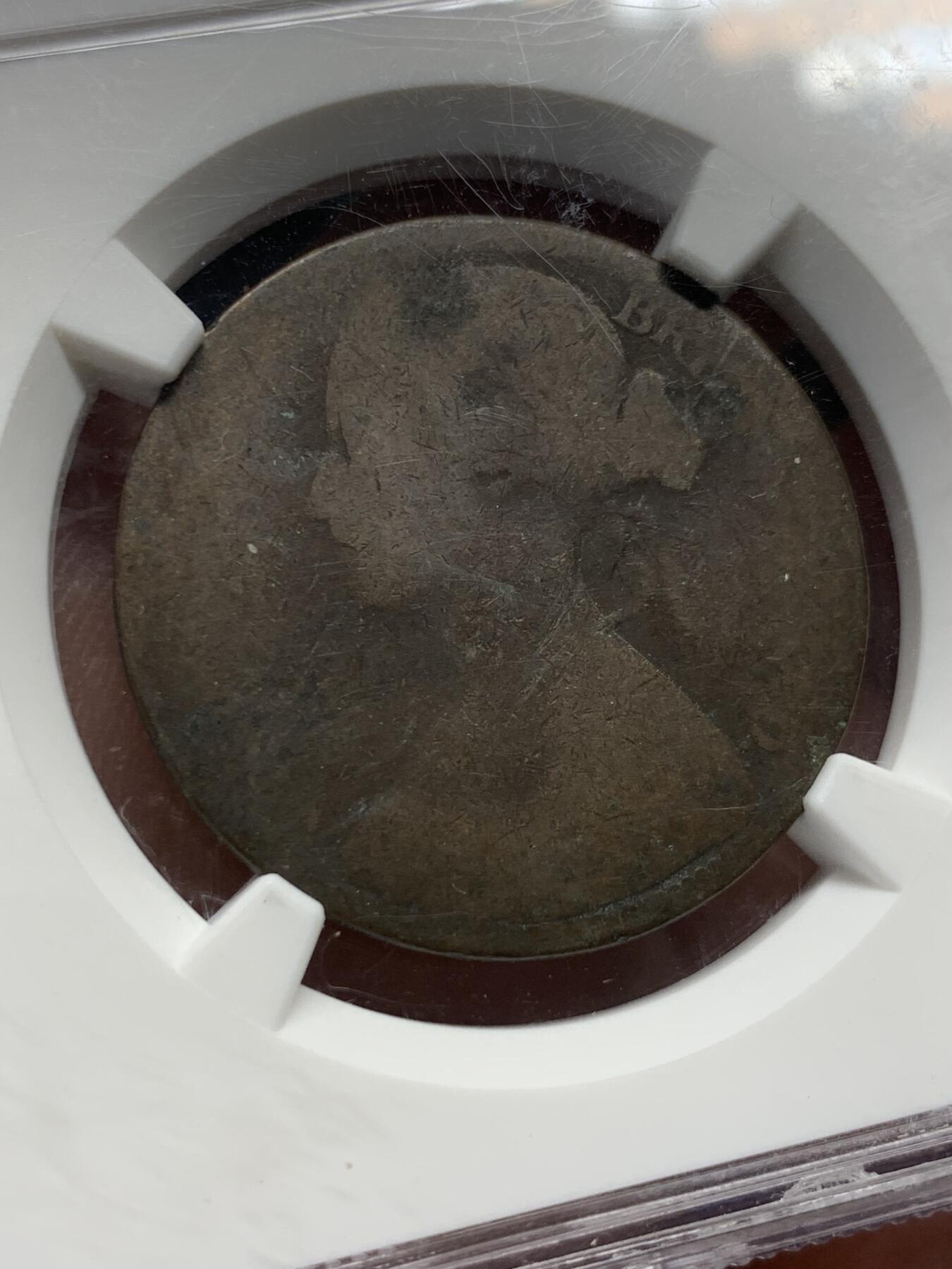 《竞宝斋》第400场 周日，周一，周二，3场连拍 （全场包邮） NGC FAIR2BN 英国1862年维多利亚女王1便士铜币