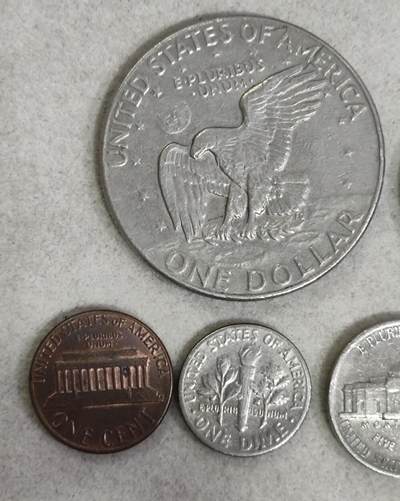 外币收藏 美国70至80年代硬币6枚一套