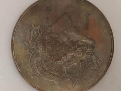 历代徽章6 广州市政府竣工纪念铜章