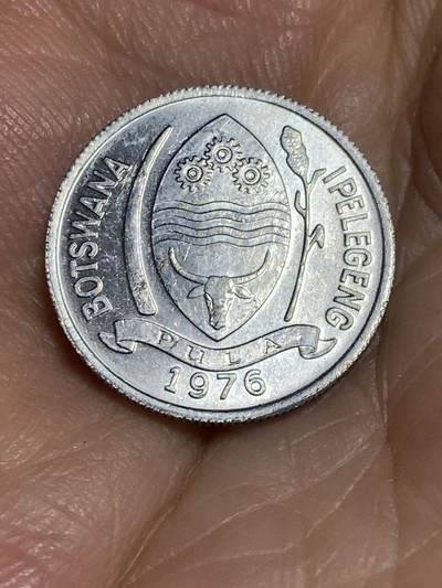 2025年第六十五场(总第九十一场）外国好品散币(免佣金) - 博茨瓦纳🇧🇼1976年1西比