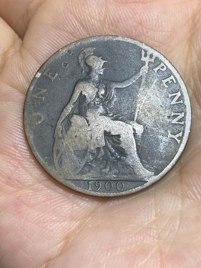 2025年第六十五场(总第九十一场）外国好品散币(免佣金) - 英国🇬🇧1900年1便士(维多利亚女王晚年披纱)