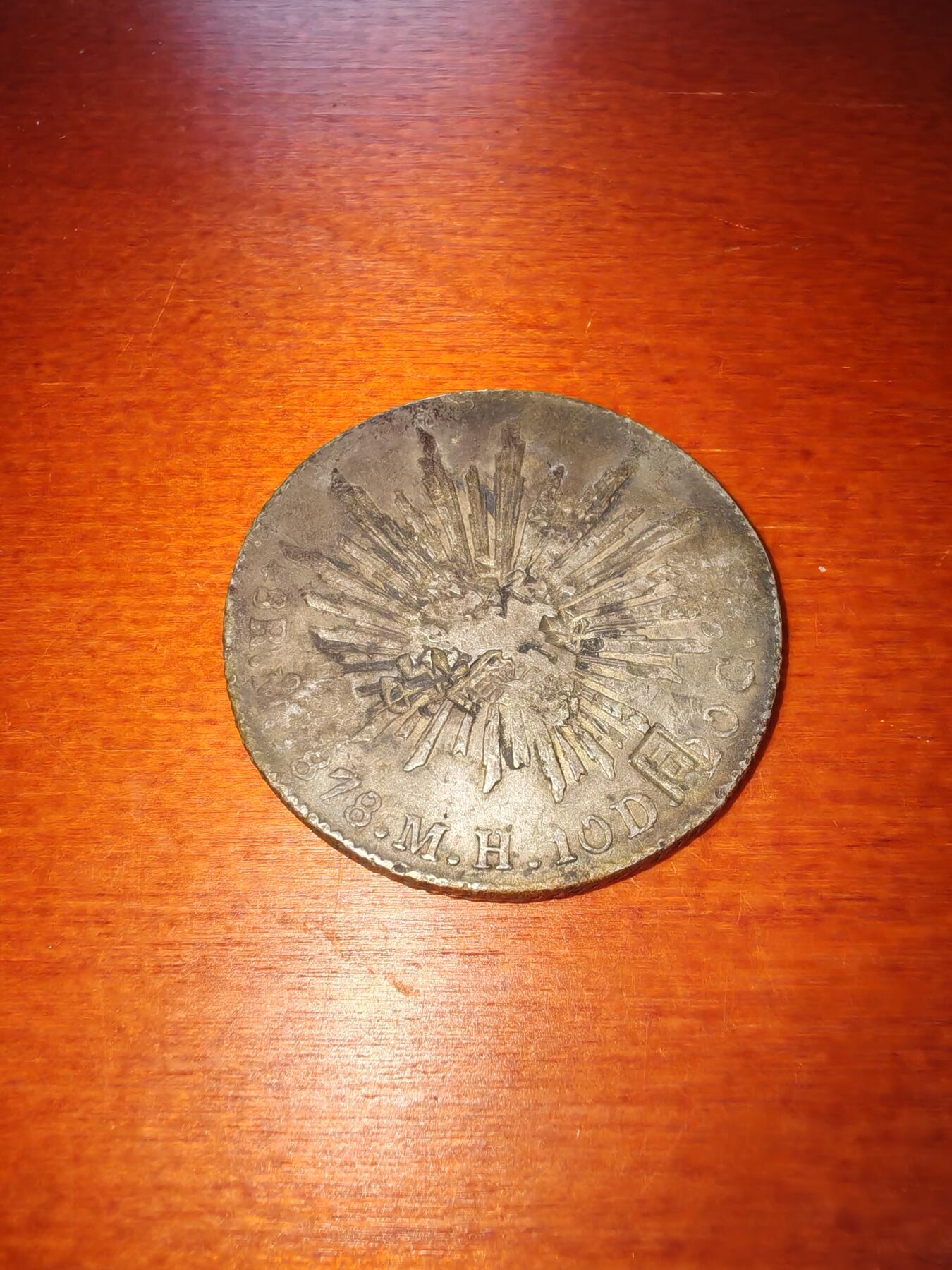 长老汇蛇年精选第二十一场拍卖 1878Mo MH墨西哥8R鹰洋，墨西哥城造币厂，有戳