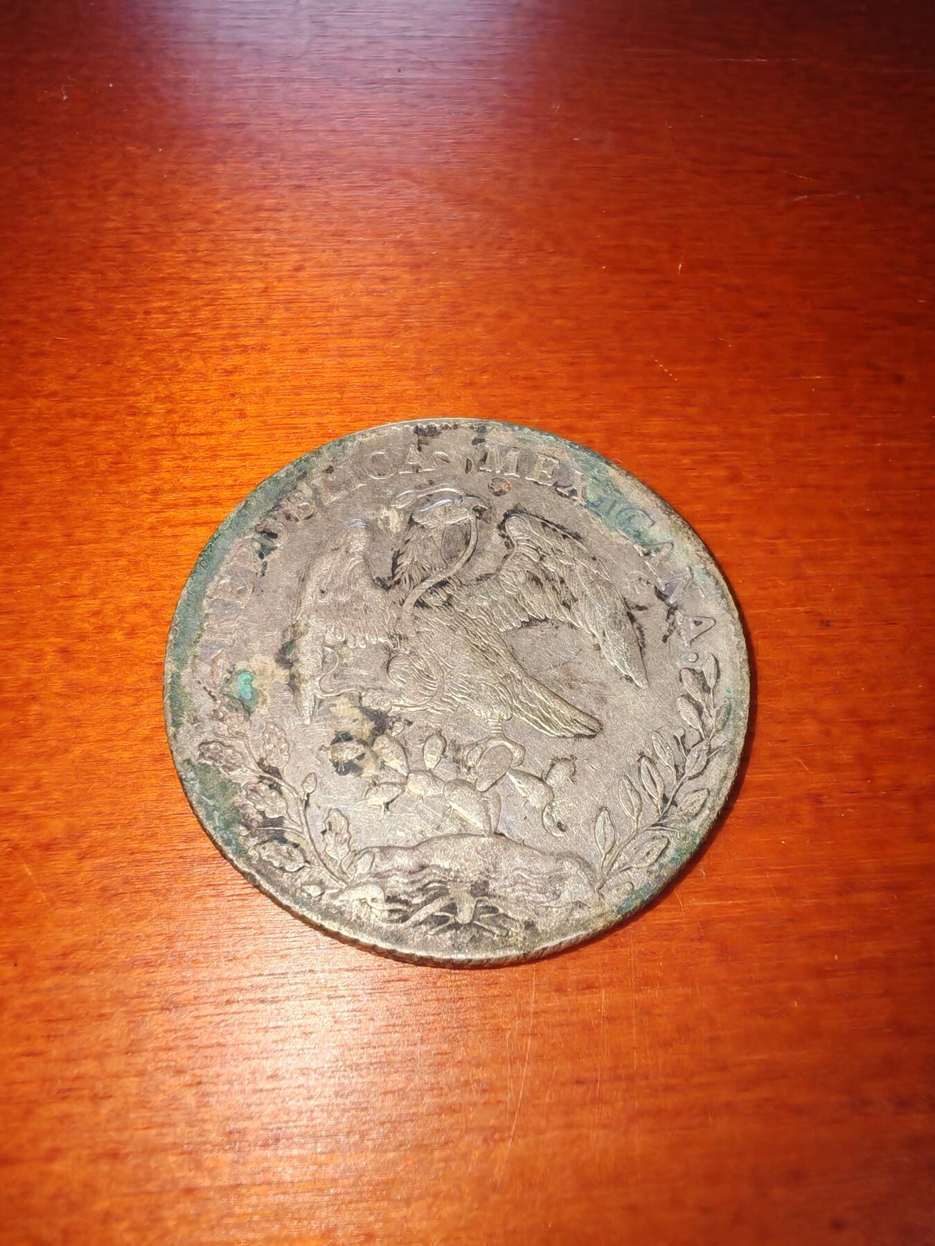 长老汇蛇年精选第二十一场拍卖 1894Mo AM墨西哥8R鹰洋，墨西哥城造币厂，有戳