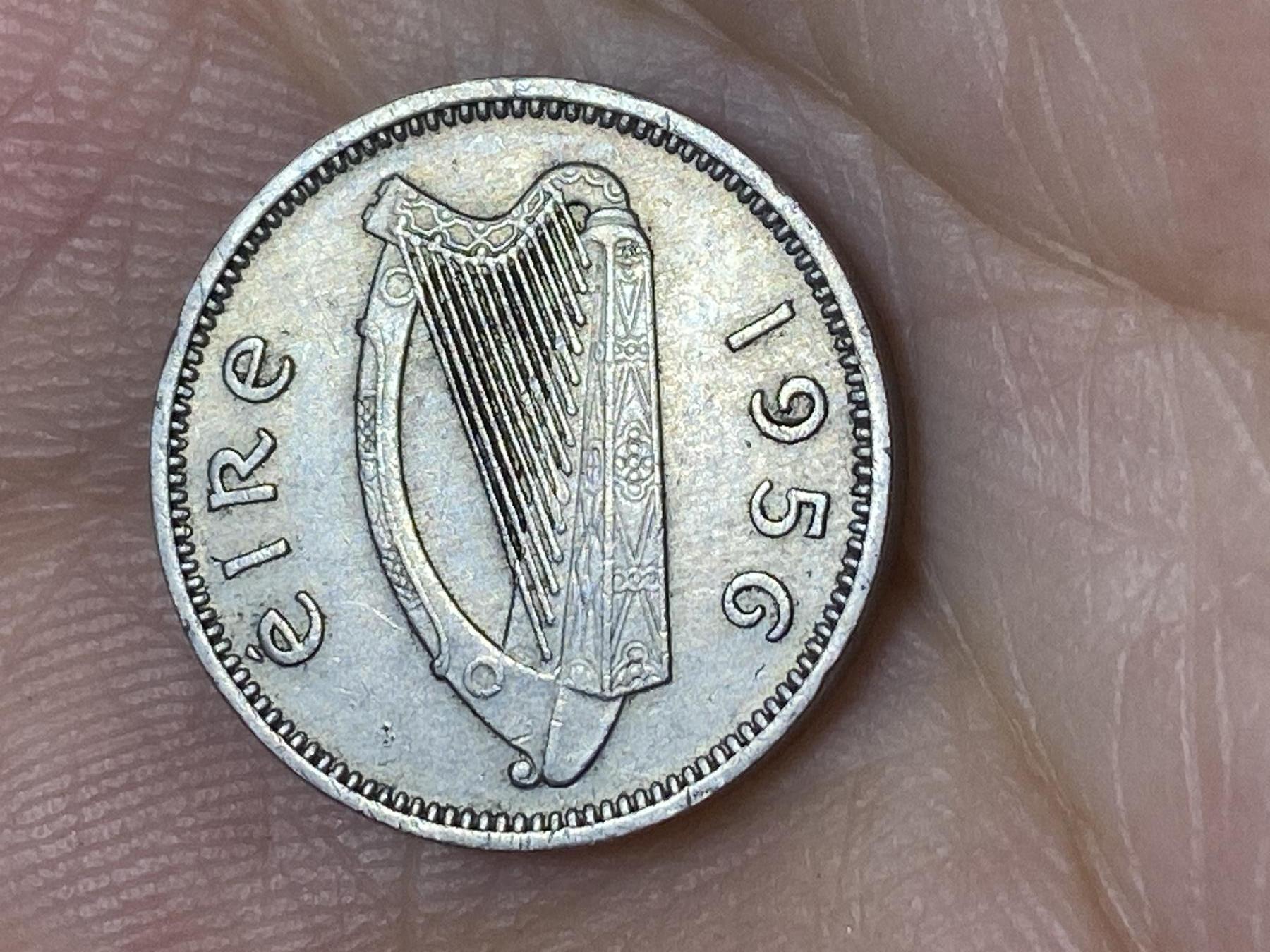 2025年第六十五场(总第九十一场）外国好品散币(免佣金) 爱尔兰🇮🇪1956年3便士(共和国时期第一套第二版)