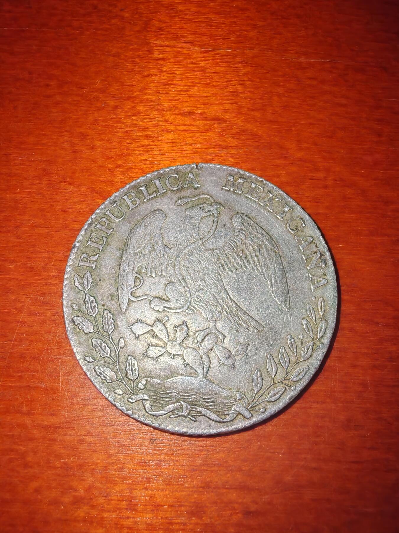 长老汇蛇年精选第二十一场拍卖 1882Zs JS墨西哥8R鹰洋，萨卡特卡斯造币厂，无戳，直J