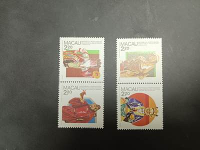  博彦收藏8月2日邮票专场 - 澳门石湾陶瓷新全 全新