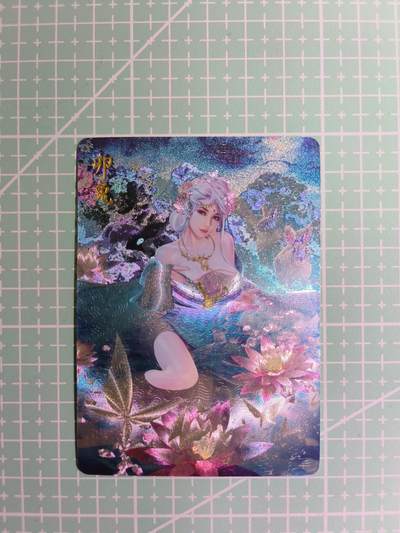 C先生卡牌  第7期 豪杰传亲签·五虎征鸾亲签·西游姬亲签·九州芳华志亲签（持续收拍品。。欢迎送拍） - 【粗闪】燎原巴丁  魅·生肖系列  卯兔