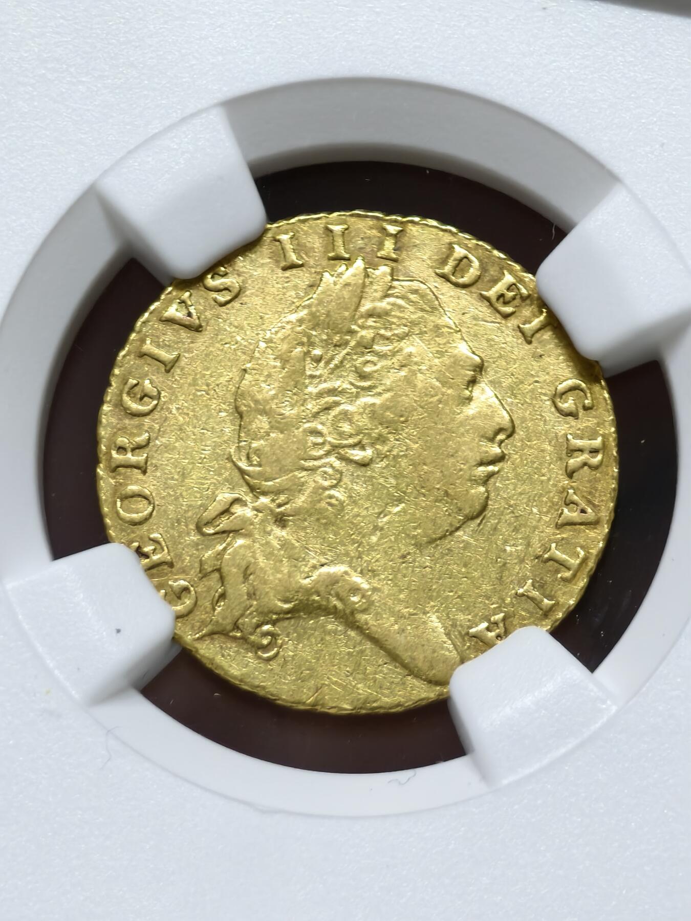 NGC-XF40英国1803年乔治三世半基尼金币