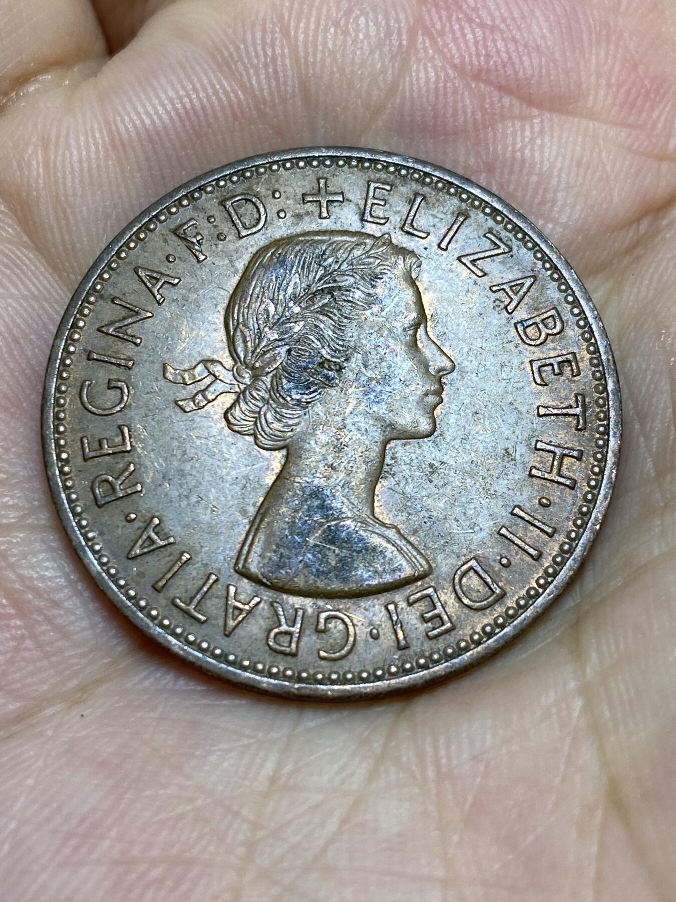 2025年第六十六场(总第九十二场）外国好品散币(免佣金) 英国🇬🇧1964年1便士(伊丽莎白二世青年桂冠)
