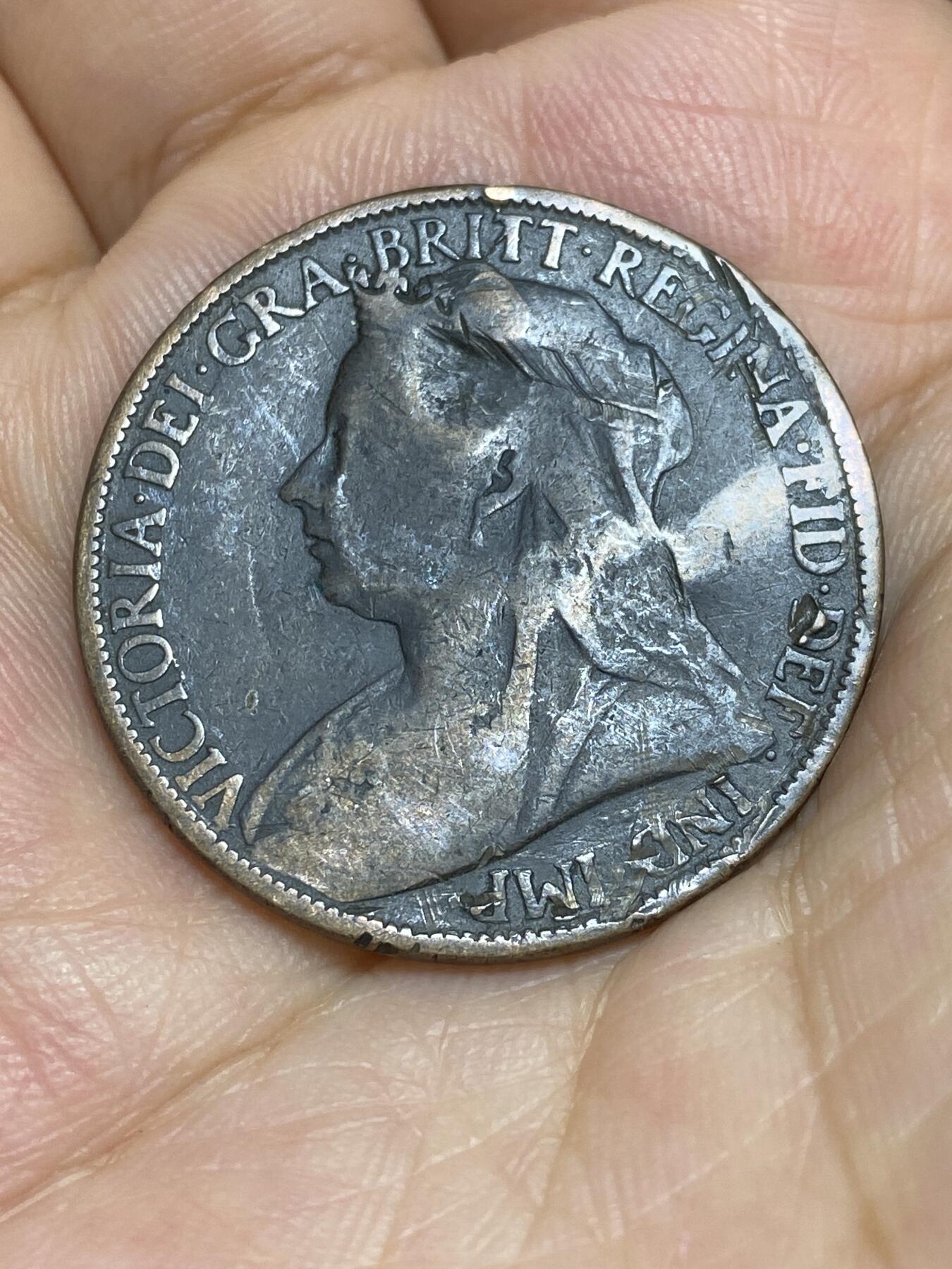 2025年第六十六场(总第九十二场）外国好品散币(免佣金) 英国🇬🇧1896年1便士(维多利亚女王老年披纱)