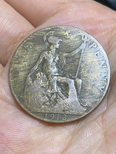 2025年第六十六场(总第九十二场）外国好品散币(免佣金) - 英国🇬🇧1912年1便士(乔治五世第一版)
