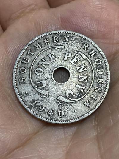 2025年第六十六场(总第九十二场）外国好品散币(免佣金) - 英属南罗德西亚1940年1便士(乔治六世第一版)