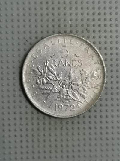 2025年第63场各国批量散币拍卖（总第63场） - 法国1972年5法郎