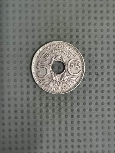 2025年第64场各国散币拍卖（总第64场） - 法国1939年5生丁