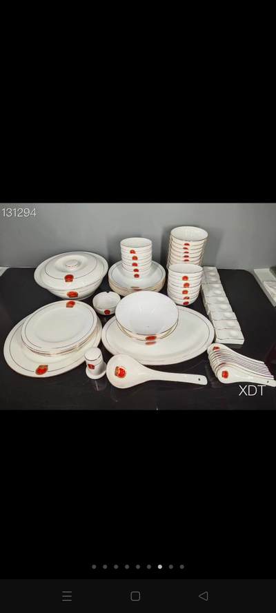 珍藏●国徽图案餐具🍽️58件 ​ - 珍藏●国徽图案餐具🍽️58件 ​
