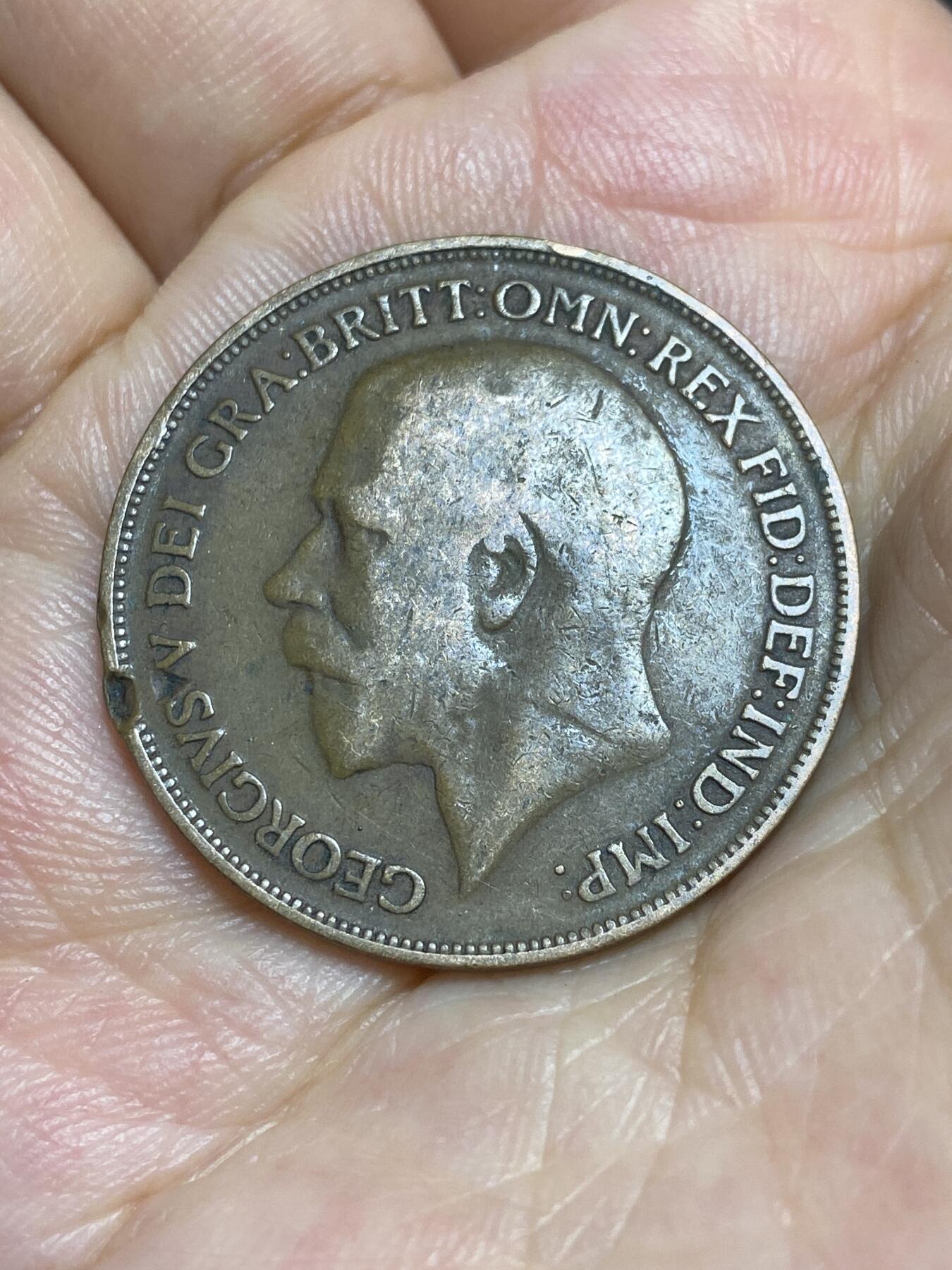 2025年第六十六场(总第九十二场）外国好品散币(免佣金) 英国🇬🇧1914年1便士(乔治五世第一版)