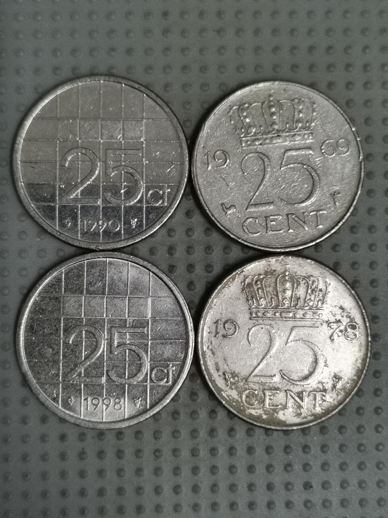 2025年第64场各国散币拍卖（总第64场） 荷兰25分4枚