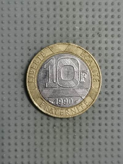 2025年第63场各国批量散币拍卖（总第63场） - 法国1990年10法郎