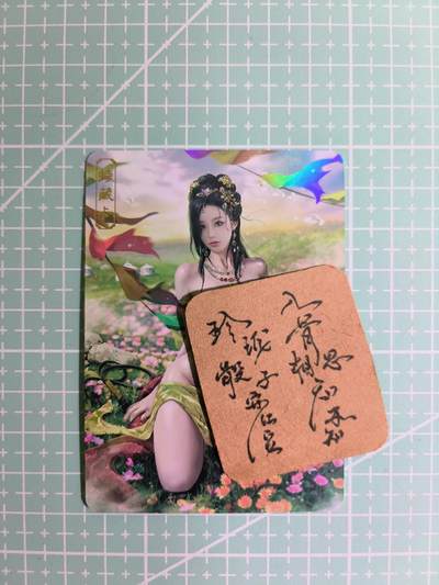 C先生卡牌  第7期 豪杰传亲签·五虎征鸾亲签·西游姬亲签·九州芳华志亲签（持续收拍品。。欢迎送拍） - 【彩闪】卡将《绝代芳华》萧绰 艺术卡