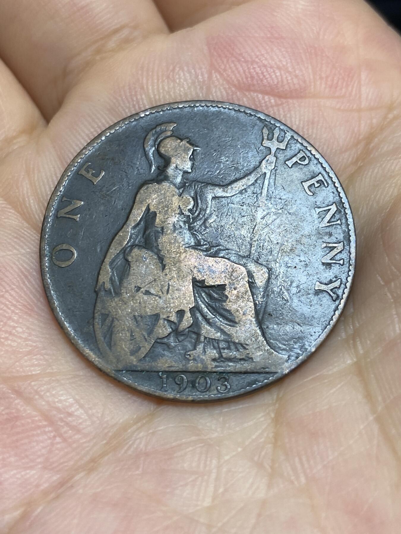 2025年第六十六场(总第九十二场）外国好品散币(免佣金) 英国🇬🇧1903年1便士(爱德华七世时期)