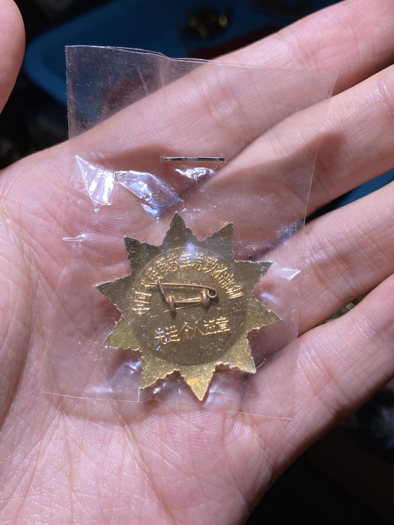 徽章专拍场 先进个人证章