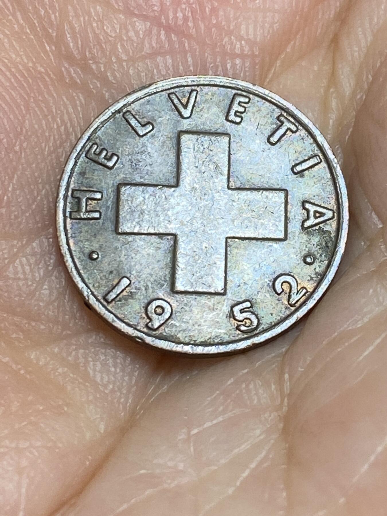 2025年第六十六场(总第九十二场）外国好品散币(免佣金) 瑞士🇨🇭1952年1生丁(早期年份)