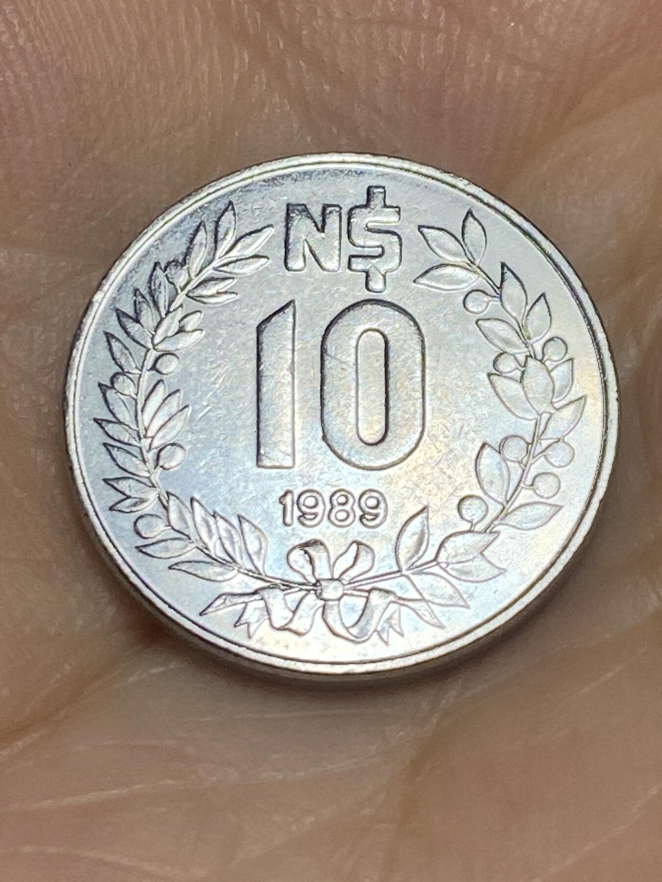 2025年第六十六场(总第九十二场）外国好品散币(免佣金) 乌拉圭🇺🇾1989单年份10新比索