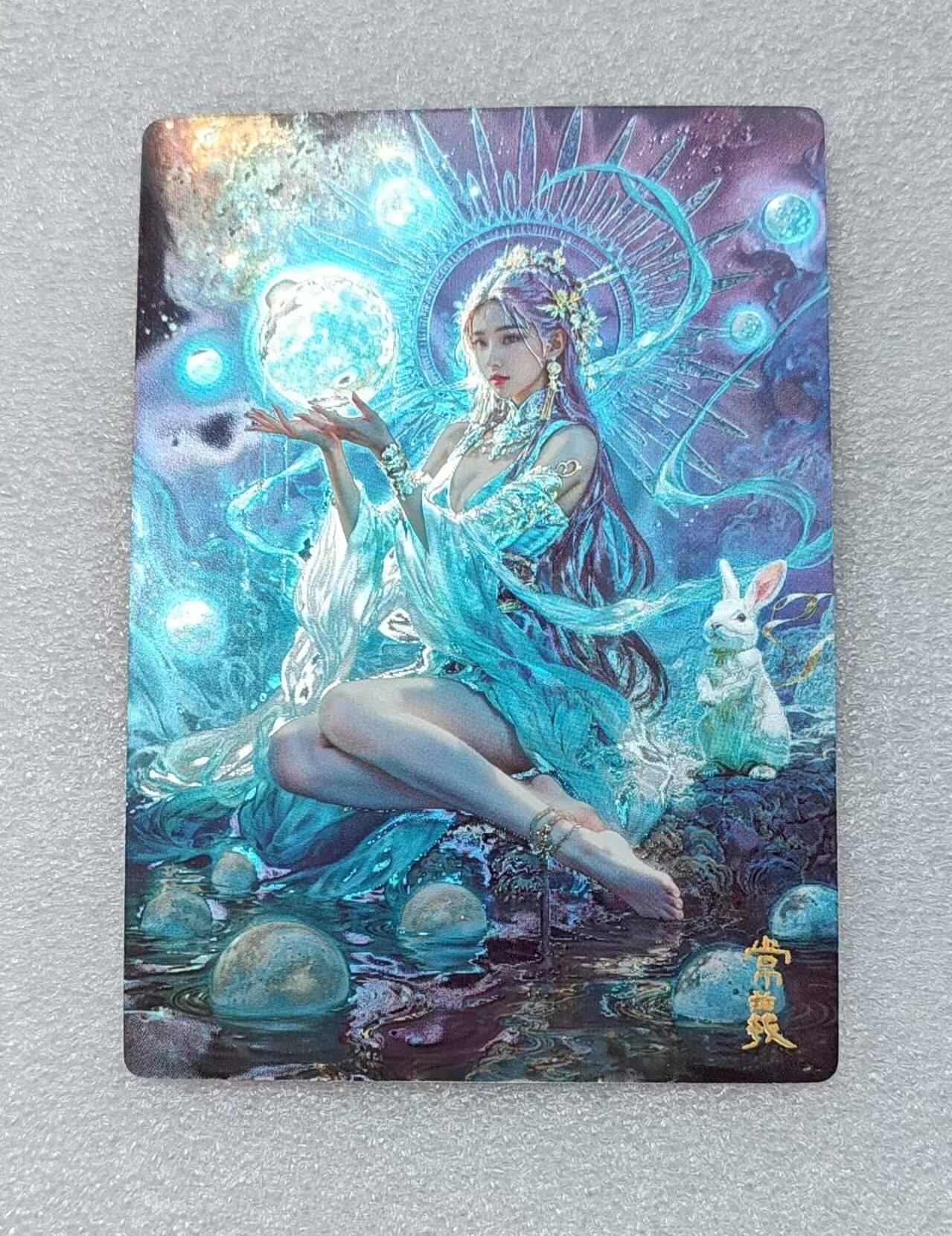 龙虎卡牌第46场 （无佣金，满120包邮，欢迎送拍） 光刻卡 奇点盲包 宗rich - 月之女神常曦