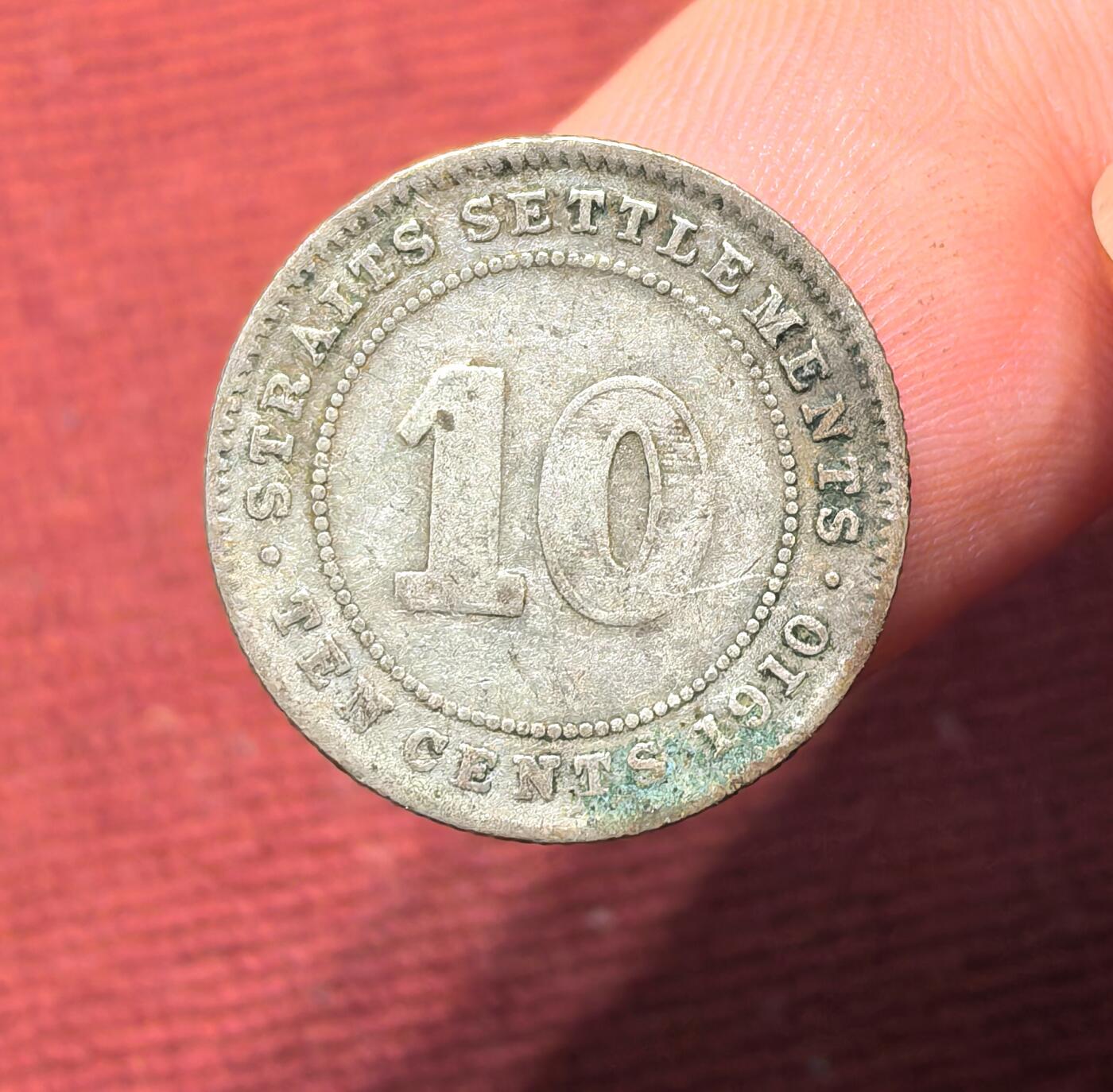 南宋泉阁俄币 外币 国币 专场第十四期【送拍无额外佣金】 英国 1910年 爱德华七世 英属海峡10分银币 通货好品