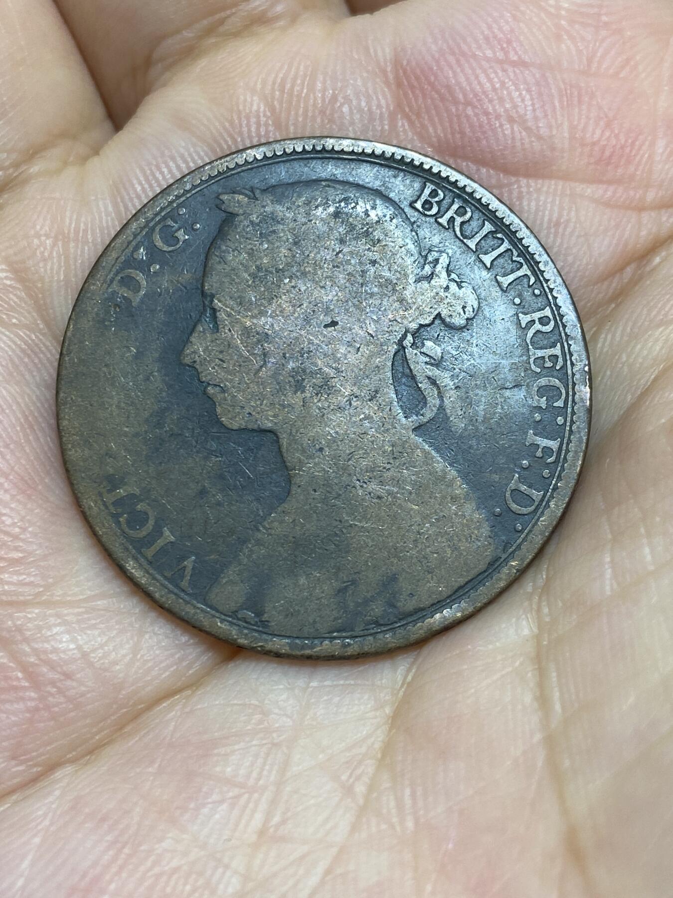 2025年第六十六场(总第九十二场）外国好品散币(免佣金) 英国🇬🇧1890年1便士(维多利亚女王中年第三版)