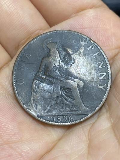 2025年第六十六场(总第九十二场）外国好品散币(免佣金) - 英国🇬🇧1896年1便士(维多利亚女王老年披纱)
