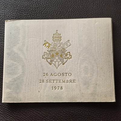 道一币馆币章第一百三十七场 - 原包装 梵蒂冈1978年1000里拉纪念银币