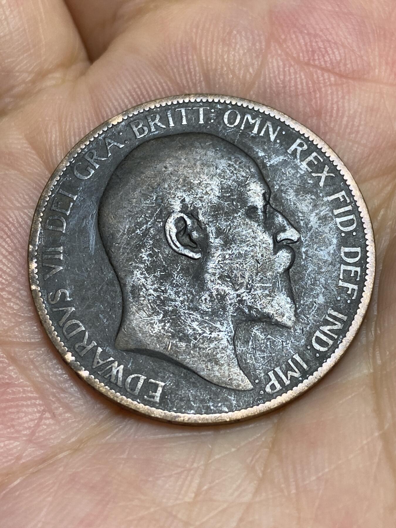 2025年第六十六场(总第九十二场）外国好品散币(免佣金) 英国🇬🇧1902年1便士(爱德华七世时期，首发年)